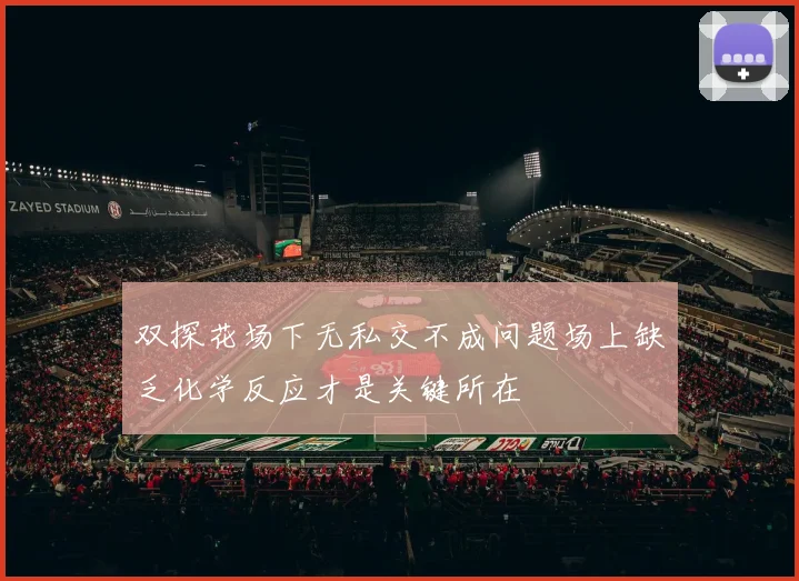 双探花场下无私交不成问题场上缺乏化学反应才是关键所在